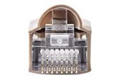 Netwerk - kabel - Nedis network connector - grey transparent - Grijs - CCGB89350GY