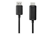 Beelscherm- en tv-kabel - Nedis adapter cable - DisplayPort / HDMI - 2 m - CCGP37104BK20