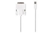 Beelscherm- en tv-kabel - Nedis - video adapter cable - Mini DisplayPort to DVI-D - 2 m - CCGP37700WT20