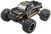 Op afstand bedienbaar - BLACKZON - Slyder MT 1/16 4WD Electric Monster Truck - Gold - 540101