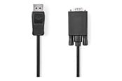 Beelscherm- en tv-kabel - Nedis CCGL37301BK20 video cable adapter - CCGL37301BK20
