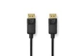 Beelscherm- en tv-kabel - Nedis DisplayPort Cable | DisplayPort Male | DisplayPort Male - CCGL38010BK30