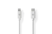 USB-kabel - Nedis CCGL39650WT20 lightning cable - CCGL39650WT20