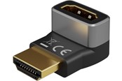Beelscherm- en tv-kabel - Pro Plus - HDMI - Angled Adapter 90° Vertical - Black - 4040849720093