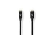 USB-kabel - Nedis USB Cable | USB 4.0 Gen 3x2 | USB-C™ Male | USB-C™ Male - CCGL66040BK10