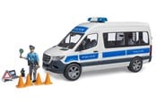Speelgoedauto - Bruder Mercedez-Benz Sprinter Police vehicle with police officer toy - BR2683