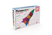 Bouw-/constructiekits - PicassoTiles Raketbooster Magnetische Tegels set 32 stuks - PT32