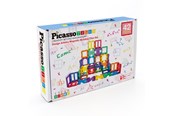 Bouw-/constructiekits - PicassoTiles Kunstserie Magnetische Tegels set 42 stuks - PT42