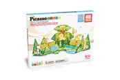Bouw-/constructiekits - PicassoTiles Safari 46-delige magneetset met 8 figuren - PTQ12