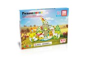 Bouw-/constructiekits - PicassoTiles Boerderij 26-delige magneetset met 8 figuren - PTQ27