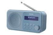 DAB & Wekkerradio - Sharp Tokyo DR-P420 - DAB portable radio - Bluetooth - DAB/DAB+/FM - Mono - DR-P420(BL)