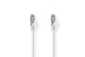 Netwerk - kabel - Nedis CCGL85520WT100 networking cable - Wit - 10m - CCGL85520WT100