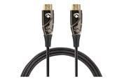 Beelscherm- en tv-kabel - Nedis HDMI cable with Ethernet - HDMI / audio - 100 m - CVBG3400BK1000