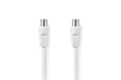 Antennekabel / connector - Nedis Coax Cable | IEC (Coax) Male | IEC (Coax) Female | Nickel Plated - CSGB40000WT100
