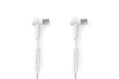 Antennekabel / connector - Nedis CSGB40120WT100 coaxial cable - CSGB40120WT100