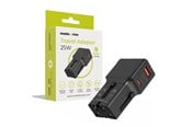Mobiel - Adapters & Opladers - Mobile Origin Travel adapter 25W - EU/US/UK/AU - black - TAD25-2P-BLK