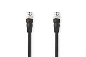 Antennekabel / connector - Nedis CVGL01000BK20 coaxial cable - CVGL01000BK20