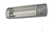 Klimaat, ventilator en airconditioning - Nedis HTBA10GY - bathroom heater - HTBA10GY