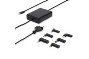 Laptop oplader - Nedis notebook-adapter | GaN | 65 W | 5 / 9 / 12 / 15 / 20 V DC - NBAU65110BK