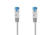 Netwerk - kabel - Nedis CAT6a Network Cable | S/FTP | RJ45 Male | RJ45 Male - Grijs - 1m - CCGL85330GY10
