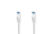 Netwerk - kabel - Nedis CAT6a Network Cable | S/FTP | RJ45 Male | RJ45 Male - Grijs - 15m - CCGL85330WT150