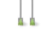 Netwerk - kabel - Nedis Cat 8.1 Network Cable | S/FTP | RJ45 Male | RJ45 Male - Grijs - 15m - CCGL85520GY150