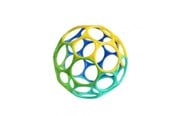 Speelgoed voor baby's - Rhino Toys Oball - Classic ball 10 cm - Blue/Green - 12288