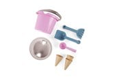 Buiten spelen - Dantoy Thorbjorn Bucket set w. Ice cream cones - Pink - 4801