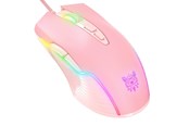 Muis - ONIKUMA Gaming mouse CW905 pink - Gaming muis - Optisch - 7 knoppen - Roze met RGB - CW905 pink mouse
