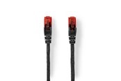 Netwerk - kabel - Nedis CCGL85900BK500 networking cable - Zwart - 50m - CCGL85900BK500