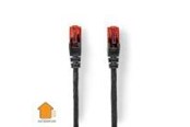 Netwerk - kabel - Nedis CAT6 Network Cable | RJ45 Male | RJ45 Male | U/UTP | 75.0 m - Zwart - 5m - CCGL85900BK750
