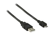 USB-kabel - Nedis - USB cable - USB to Micro-USB Type A - 2 m - CCGP60400BK20