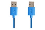 USB-kabel - Nedis - USB cable - USB Type A to USB Type A - 2 m - CCGP61000BU20