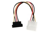 Voedingskabel (intern) - Nedis - power adapter - SATA to 4 PIN internal power - 15 cm - CCGP73505VA015