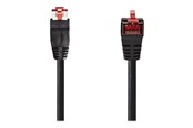 Netwerk - kabel - Nedis network cable - 1 m - black - Zwart - 1meter - CCGP85227BK10