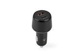 Mobiel - Adapters & Opladers - Nedis Car Charger - CCPD65W100BK