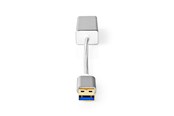 Netwerk-adapter (netwerkkaart, printserver, enz.) - Nedis USB Network Adapter USB 3.2 Gen1 1Gbps USB-A Male RJ45 Female 0.20 m - CCTB61950AL02