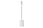 Beelscherm- en tv-kabel - Nedis Fabritallic - USB / DisplayPort adapter - 20 cm - CCTB64580AL02