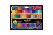 Schrijf- en tekengerei - STABILO - Pen 88 fineliner ARTY cardboard wallet of 65 colors - 201128