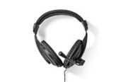 Headphones/Headsets - Nedis PC-headset | Over-Ear | Stereo | 1x 3.5 mm / 2x 3.5 mm - CHST210BK