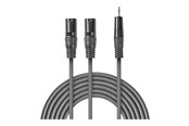 Audiokabel - Nedis OnStage series audio cable - 1.5 m - COTH15310GY15