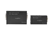 Repeater & zendontvanger - Nedis CREP5930BK - transmitter and receiver - video/audio extender - VGA - CREP5930BK