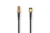 Antennekabel / connector - Nedis CSGB02010BK10 coaxial cable - CSGB02010BK10