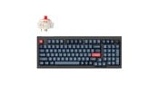Toetsenbord - Keychron V5 MAX QMK/VIA Wireless RGB Hot Swap Jupiter Red - Carbon Black - Gaming toetsenbord - Noords - Zwart - V5M-D1-BO