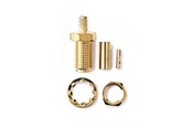 Antennekabel / connector - Nedis SMA Connector | Straight | Female | Gold Plated | 50 Ohm - CSGB02901GD
