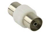 Beelscherm- en tv-kabel - Nedis aerial coupler - CSGB40941WT