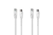 Antennekabel / connector - Nedis CSGB4500WT30 coaxial cable - CSGB4500WT30