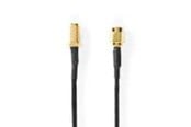 Antennekabel / connector - Nedis SMA Cable | SMA Female | SMA Male | Gold Plated | 50 Ohm - CSGL02020BK05