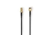 Antennekabel / connector - Nedis SMA Cable | RP SMA Male | RP SMA Female | Gold Plated | 50 Ohm - CSGL02210BK50