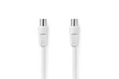 Antennekabel / connector - Nedis Coax Cable | IEC (Coax) Male | IEC (Coax) Female | Nickel Plated - CSGL40000WT100